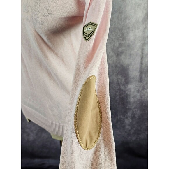 NWT $160 HORSEWARE IRELAND Platinum Womens S Linen Riding Sweater Dust Pink - Picture 5 of 12